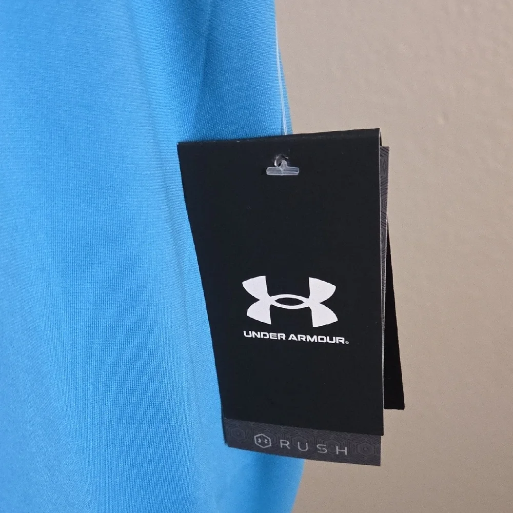 Men Under Armour Vibrant Blue Athletic Tank - Picture 4 of 5